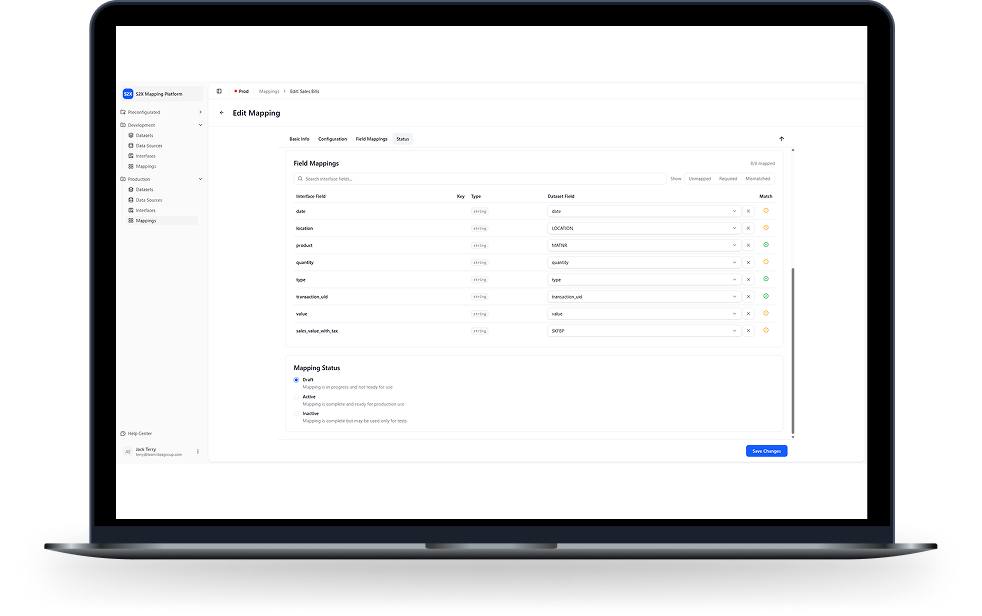 S2X dashboard